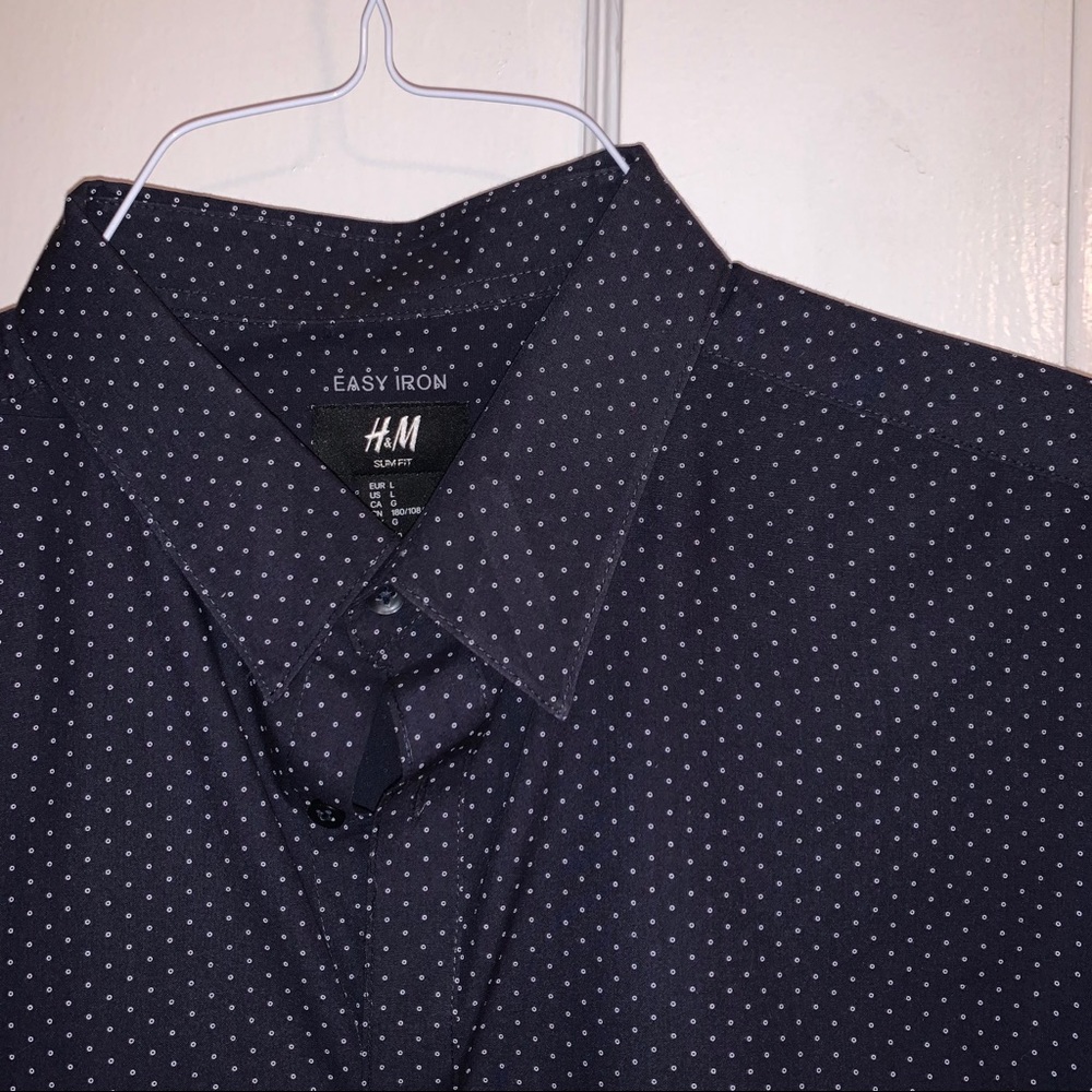 H&M Men’s polka dot shirt Large